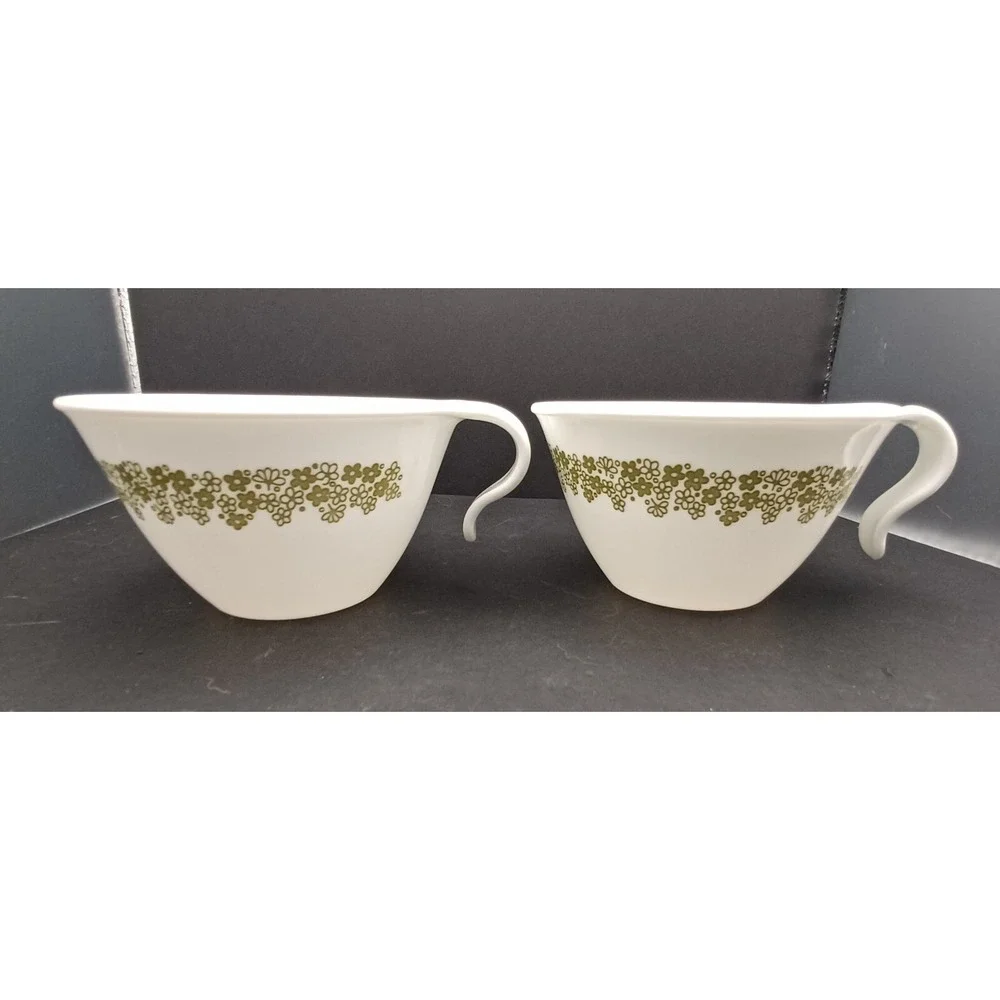 Set of 2 Corelle CRAZY DAISY Spring Blossom Tea cup. Replacements. Set B